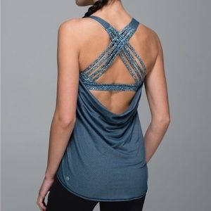 Lululemon Wild Tank Heathered Alberta Lake size 6